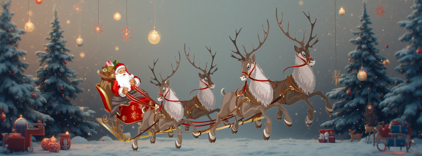 flying santa